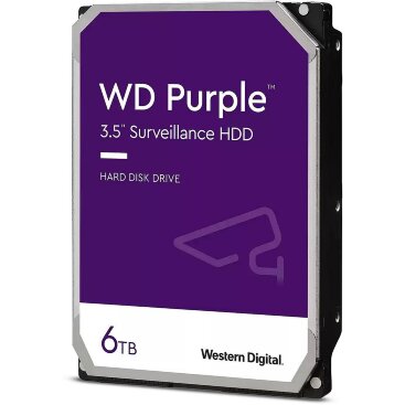 WD Purple 6TB 3.5" SATA 6Gb/s 5400rpm 256MB (WD64PURZ)