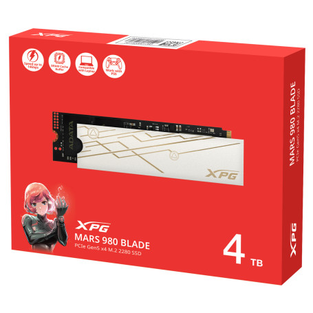 ADATA Mars 980 Blade 4TB M.2 2280 PCIe Gen5x4 SMAR-980B-4TCS