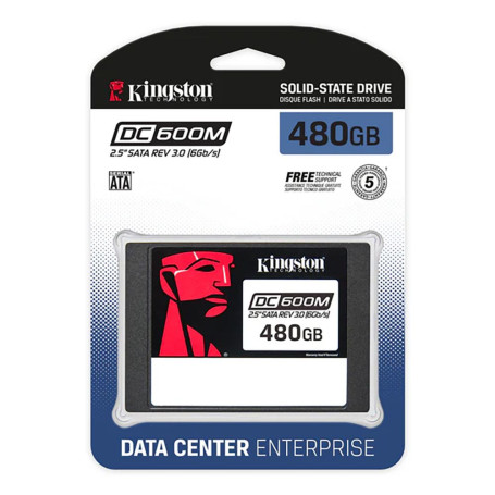 Kingston DC600M 480GB 2.5" SATA 6Gb/s SEDC600ME/480G