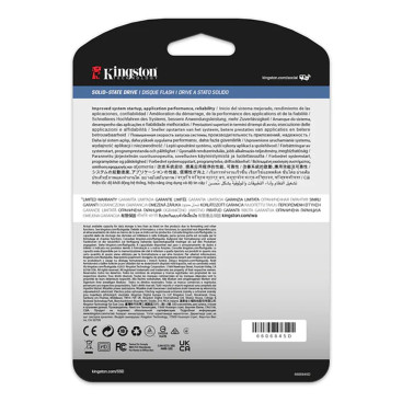 Kingston DC600M 480GB 2.5" SATA 6Gb/s SEDC600ME/480G