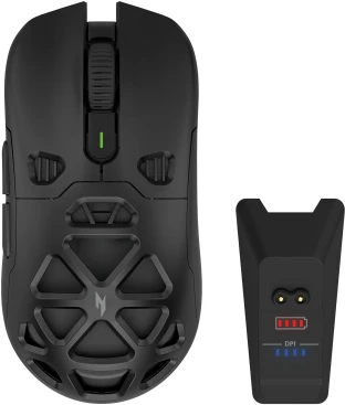 Acer Nitro OMR404, беспроводная, 6400dpi, черный