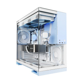 Geometric Future Model 5 White Blue, E-ATX, White Blue, 1AM5WKPB00100