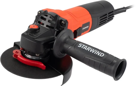 Углошлифовальная машина Starwind AG125E-1100 1100Вт 11000об/мин рез.шпин.:M14 d=125мм