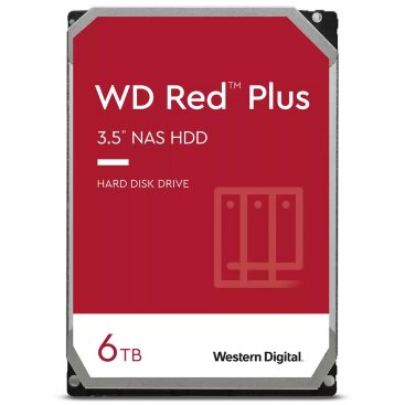 WD Red Plus 6TB 3.5" SATA 6Gb/s 5400rpm 256MB (WD60EFPX)