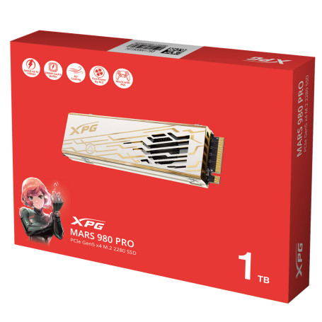 ADATA XPG MARS 980 PRO 1TB M.2 2280 PCIe Gen5x4 SMAR-980P-1TCI