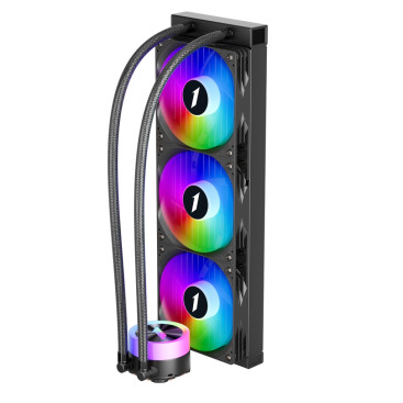1STPLAYER TS1 360 ARGB, LGA1700/1200/115X/AM5/AM4, Black