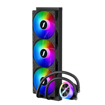 1STPLAYER TS1 360 ARGB, LGA1700/1200/115X/AM5/AM4, Black