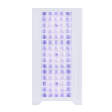 1STPLAYER Go2 ARGB, mATX, 4x120mm ARGB, White, Go2-WH-4F7-W
