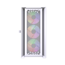 Powercase ByteFlow Micro White LE, mATX, 4x120mm ARGB, White, CAMBFW-A4-LE