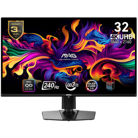31.5" MSI 4K MAG 321UPX QD-OLED, черный