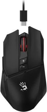 A4Tech Bloody R36 Ultra, беспроводная, 12000dpi, черный