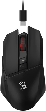 A4Tech Bloody R36 Ultra, беспроводная, 12000dpi, черный