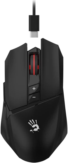 A4Tech Bloody R36 Ultra, беспроводная, 12000dpi, черный