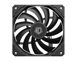 Вентилятор ID-COOLING TF-12015-K 120x120x15мм (40шт./кор, PWM, Low Noise, супер-тонкий, резиновые углы, черный, 500-2200об/мин) BOX