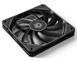 Вентилятор ID-COOLING TF-12015-K 120x120x15мм (40шт./кор, PWM, Low Noise, супер-тонкий, резиновые углы, черный, 500-2200об/мин) BOX