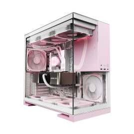 Geometric Future Model 5 White Pink, E-ATX, White Pink, 1AM5WKPK00100