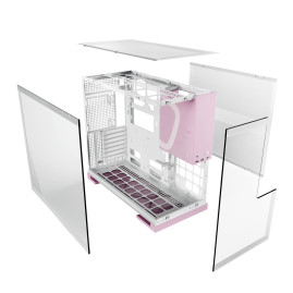 Geometric Future Model 5 White Pink, E-ATX, White Pink, 1AM5WKPK00100