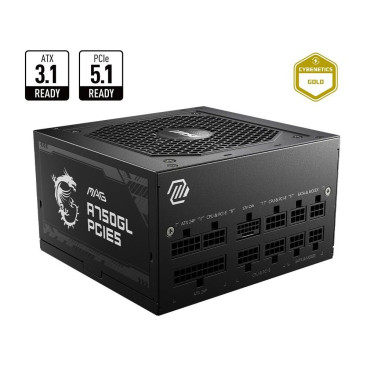 MSI MAG A750GL PCIE5, 750W, 80 PLUS Gold, черный