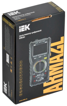 Мультиметр IEK ARMA2L 5 DM3C цифровой черный (A2L5-DM13-03)