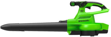 Воздуходувка-пылесос Greenworks GD40BV пит.:от аккум. зеленый/черный