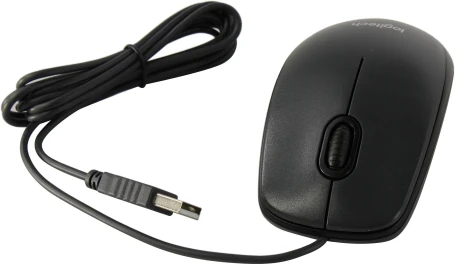 Logitech M90, проводная, 1000dpi, черный (910-001793)
