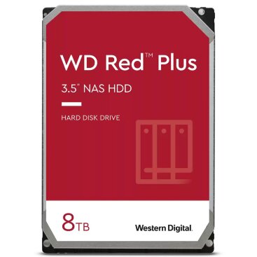 WD Red Plus 8TB 3.5" SATA 6Gb/s 7200rpm 256MB (WD80EFPX)