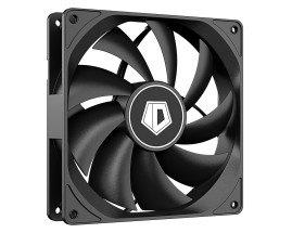 Вентилятор ID-COOLING FL-12025K 120x120x25мм (80шт./кор, 3pin, черный, 1250об/мин, супертихий) BOX