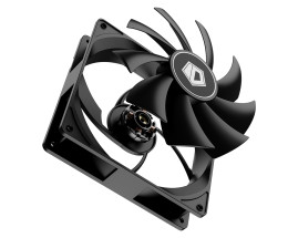Вентилятор ID-COOLING FL-12025K 120x120x25мм (80шт./кор, 3pin, черный, 1250об/мин, супертихий) BOX