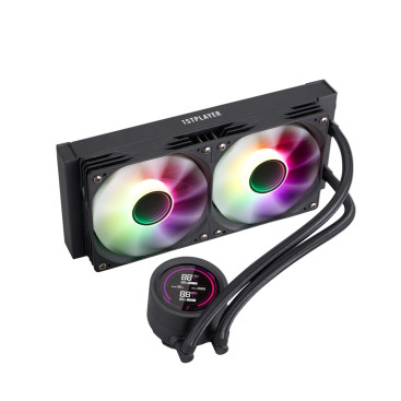 1STPLAYER TS4 240 ARGB, LGA1700/1200/115X/AM5/AM4, Black