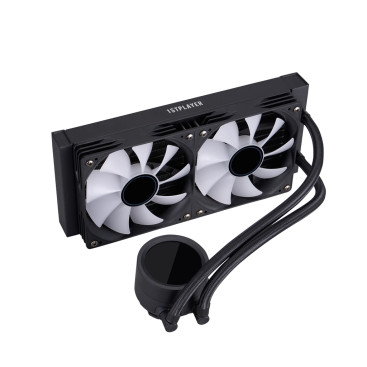 1STPLAYER TS4 240 ARGB, LGA1700/1200/115X/AM5/AM4, Black