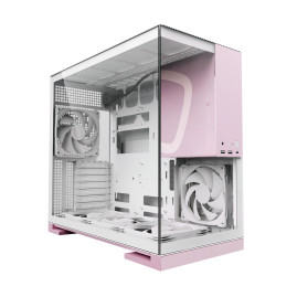 Geometric Future Model 5 White Pink with fans, E-ATX, 5x140mm ARGB, White Pink, 1AM5WKPK01100