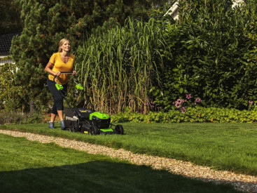Газонокосилка роторная Greenworks GD40LM46SP (2506807)