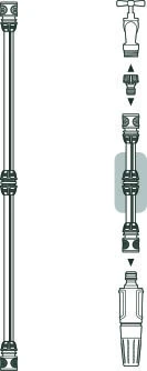 Муфта соединительная Gardena 18232-29.000.00 Д.вх.1/2" Д.вых.1/2"