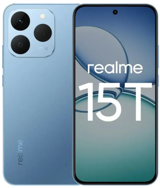 realme 15T 12/256 ГБ голубой металлик
