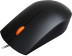 Lenovo 300, проводная, 1600dpi, черный/оранжевый