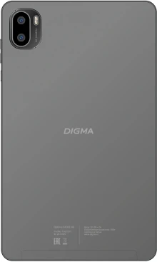 Планшет Digma Optima 8430E 4G T606 (1.6) RAM4Gb ROM64Gb 8" IPS 1280x800 4G Android 14 серый 5Mpix 2Mpix BT WiFi microSD 128Gb 4000mAh