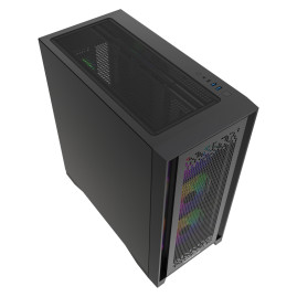 Powercase ByteFlow Pro CP ARGB, E-ATX, 4x140mm ARGB, Black, CH9CLPB-A4