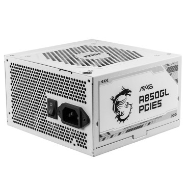 MSI MAG A850GL PCIE5 WHITE, 850W, 80 PLUS Gold, белый