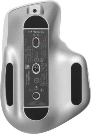 Logitech MX Master 3S, беспроводная, 8000dpi, светло-серый