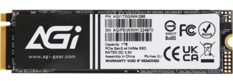 AGI AI138 120GB 2.5" SATA 6Gb/s AGI120G06AI138-CB