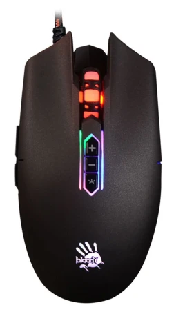 A4Tech Bloody Q80, проводная, 6200dpi, черный
