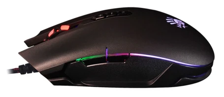 A4Tech Bloody Q80, проводная, 6200dpi, черный