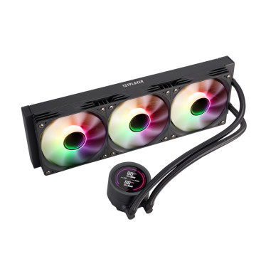 1STPLAYER TS4 360 ARGB, LGA1700/1200/115X/AM5/AM4, Black