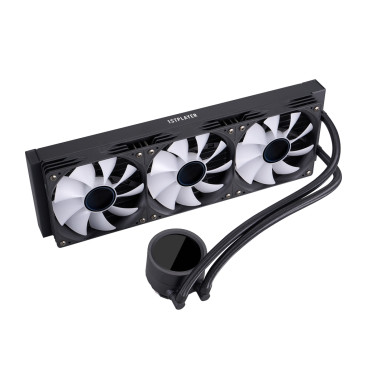 1STPLAYER TS4 360 ARGB, LGA1700/1200/115X/AM5/AM4, Black