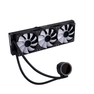 1STPLAYER TS4 360 ARGB, LGA1700/1200/115X/AM5/AM4, Black