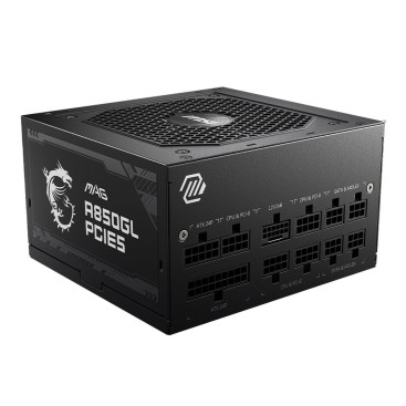 MSI MAG A850GL PCIE5, 850W, 80 PLUS Gold, MAG A850GL PCIE5 (BLACK), черный