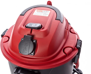 Строительный пылесос RedVerg RD-VC1200S-20P 1200Вт (уборка: сухая/сбор воды) черный