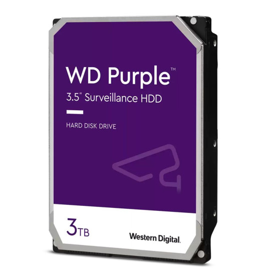WD Purple 3.5" 3TB SATA 6Gb/s 5400rpm 256MB (WD33PURZ)
