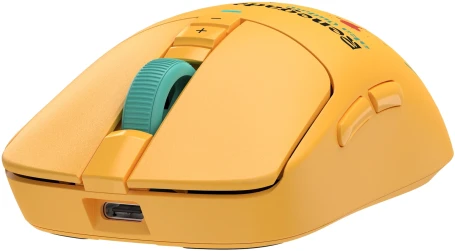 A4Tech Bloody R72 Ultra Duo Renegade Sunset, беспроводная, 20000dpi, желтый/рисунок
