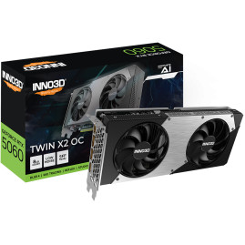 Inno3D NVIDIA GeForce RTX 5060 TWIN X2 OC 8GB GDDR7 128bit 3xDP HDMI 2FAN (N50602-08D7X-195070N)